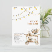 Moderne Streichlichtbeleuchtung beleuchtet die Dus Einladung (Stehend Vorderseite)