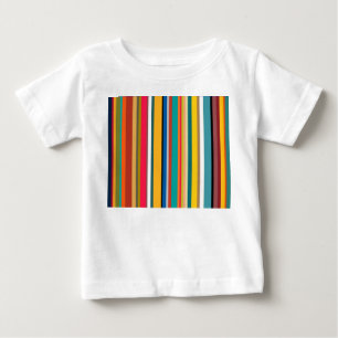 Moderne Streifen aus dem Mittelalter Baby T-shirt