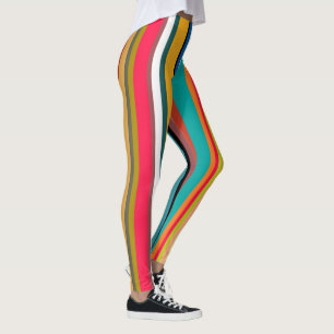 Moderne Streifen aus dem Mittelalter Leggings