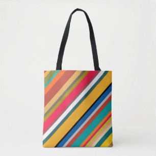 Moderne Streifen aus dem Mittelalter Tasche