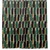 Moderne Streifen Duschvorhang (Vorderseite)