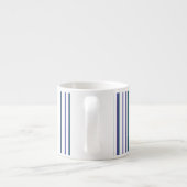 Moderne Streifen Espressotasse (Rückseite)