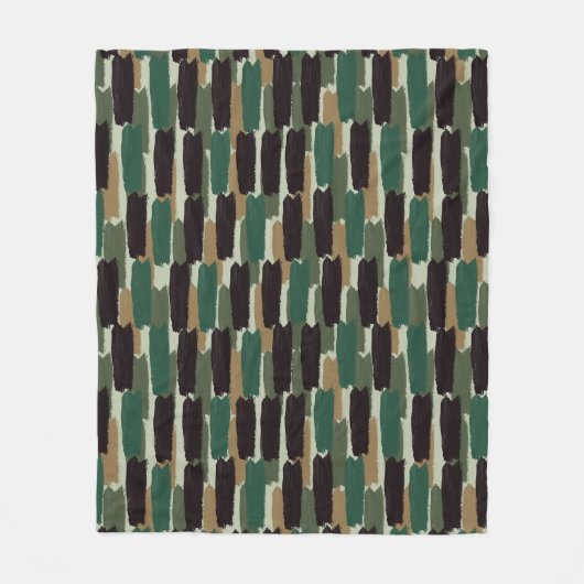 Moderne Streifen Fleecedecke (Vorderseite)