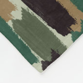 Moderne Streifen Fleecedecke (Ecke)