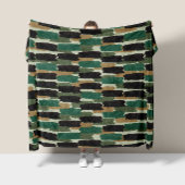 Moderne Streifen Fleecedecke