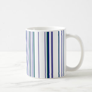 Moderne Streifen im Trend Kaffeetasse