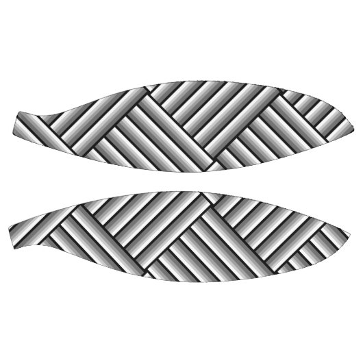 Moderne Streifen in Schwarz, Weiß und Grau - cool Basketball (Panele)