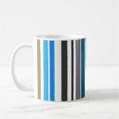 Moderne Streifen Kaffeetasse (Links)
