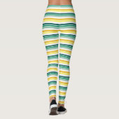 Moderne Streifen Leggings (Rückseite)