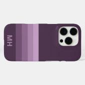Moderne Streifen Minimal iPhone 16 Pro Fall Case-Mate iPhone Hülle (Rückseite (Horizontal))