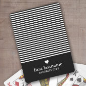 Moderne Streifen mit hochskaliger Mittelröhre Spielkarten