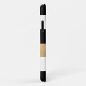 Moderne Streifen Mit Monogramm Case-Mate iPhone Hülle (Hinten/Rechts)