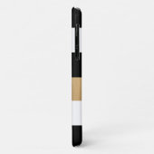 Moderne Streifen Mit Monogramm Case-Mate iPhone Hülle (Hinten/Links)