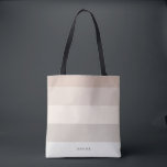 Moderne Streifen mit Monogramm-Pastell Tasche<br><div class="desc">Farbenfrohe trendige gestreifte Muster - mit harmonischen Farben in Pastellfarben,  wie z.B. Blau,  Taupe und Beige. Personalisieren Sie Ihre Daten mit Ihrem Namen oder Monogramm. Wenn Sie es in verschiedenen Farben benötigen,  klicken Sie bitte auf den Kontaktknopf unter der Produktbeschreibung,  ich helfe Ihnen gerne.</div>
