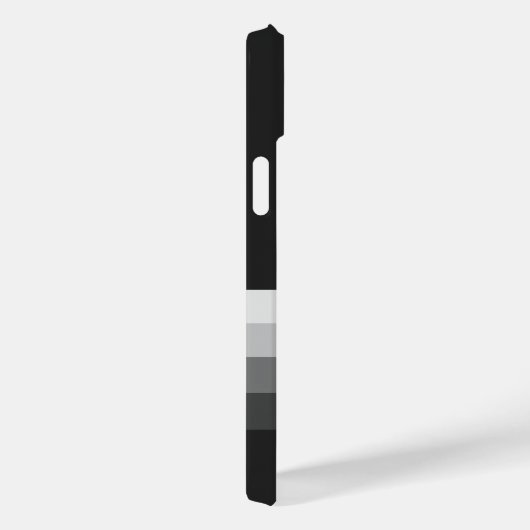 Moderne Streifen Monogram iPhone 14 Fall Case-Mate iPhone Hülle (Rückseite / Rechts)