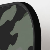 Moderne Streifen Pickleballer Camouflage Pickleball Schläger (Linke Seite)