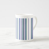 Moderne Streifen Porzellantasse (Vorderseite Rechts)