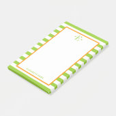 Moderne Streifen Post-it Klebezettel (angewinkelt)