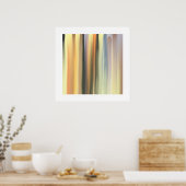 Moderne Streifen Poster (Küche)