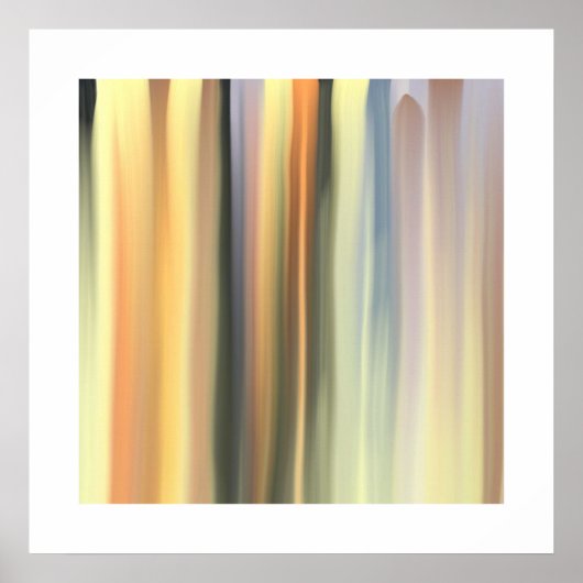 Moderne Streifen Poster (Vorne)