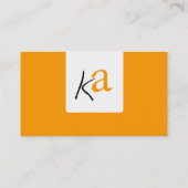 Moderne Streifen-Visitenkarte Visitenkarte (Rückseite)