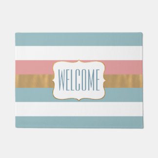 Moderne Streifenmatte Fußmatte