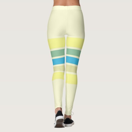 moderne Strickkunst Leggings (Rückseite)