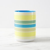 moderne Strickkunst Zweifarbige Tasse (Mittel)