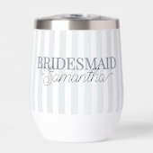 Moderne Strickschrift Name Personalisiert Bridesma (Vorderseite)