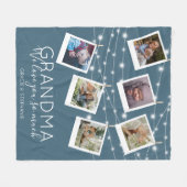 Moderne String Lights Fotolack Fleece Blanket (Vorderseite (Horizontal))