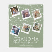 Moderne String Lights Fotolack Fleece Blanket (Vorderseite)