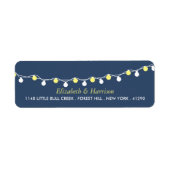 Moderne String Lights, Gelb & Weiß Wedding (Vorne)