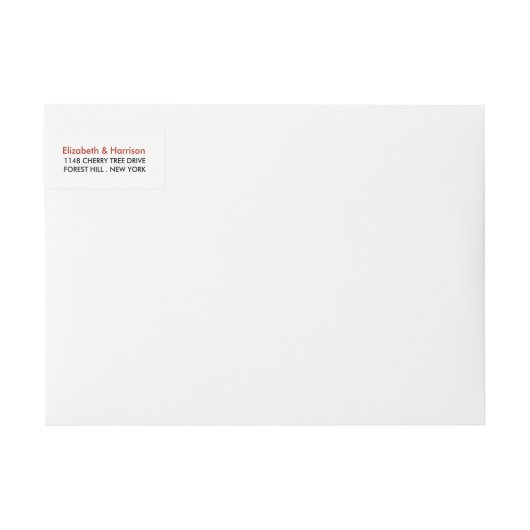 Moderne String Lights, Red & Gold Wedding (Vorderseite)