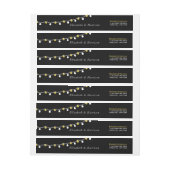 Moderne String Lights, White & Gold Wedding (Bogen)