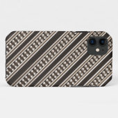 Moderne Stripe Design iPhone Case (Rückseite (Horizontal))