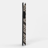 Moderne Stripe Design iPhone Case (Hinten/Rechts)