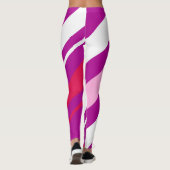 Moderne Stripe Diagonal Leggings (Rückseite)