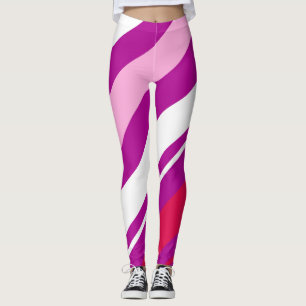 Moderne Stripe Diagonal Leggings