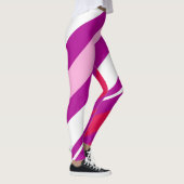Moderne Stripe Diagonal Leggings (Rechts)