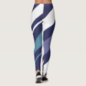 Moderne Stripe Diagonal Leggings (Rückseite)