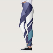 Moderne Stripe Diagonal Leggings (Links)