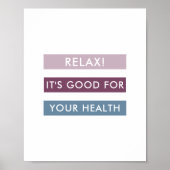 Moderne Stripes-Business-Tag-Line Poster (Vorne)