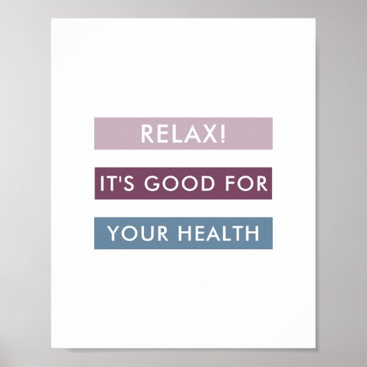 Moderne Stripes-Business-Tag-Line Poster (Vorne)