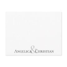 Moderne Stripes Paare Personalisiert Stationery