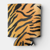 Moderne Stripte Tigerfelle Print big cats feline a Dosenkühler (Vorderseite)