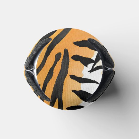 Moderne Stripte Tigerfelle Print big cats feline a Dosenkühler (Unterseite)