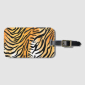 Moderne Stripte Tigerfelle Print big cats feline a Gepäckanhänger (Vorderseite (Horizontal))