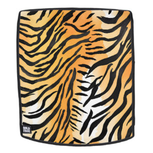 Moderne Stripte Tigerfelle Print big cats feline a Rucksack