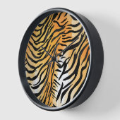 Moderne Stripte Tigerfelle Print big cats feline a Uhr (Winkel)
