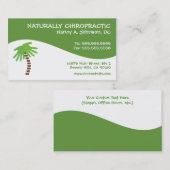 Moderne Strudel-Chiropraktik-Visitenkarten Visitenkarte (Vorne/Hinten)